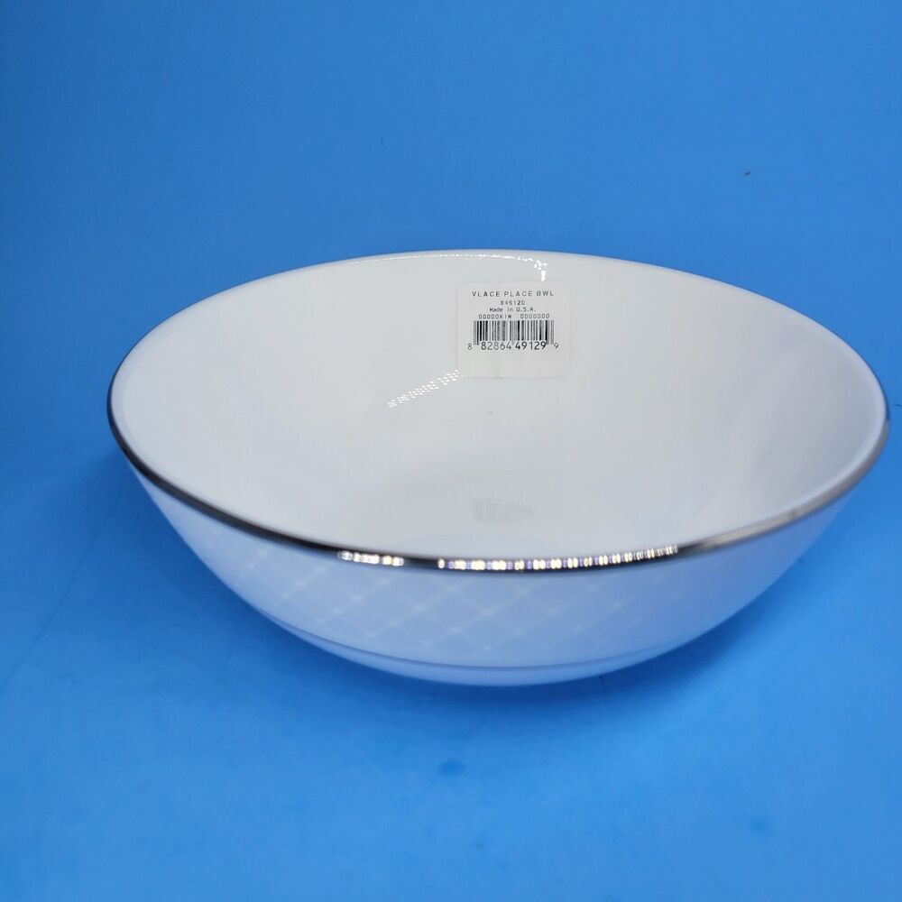 Lenox Venetian Lace 6 1/2"W X 2 1/4"H Cereal Bowl New With Stickers